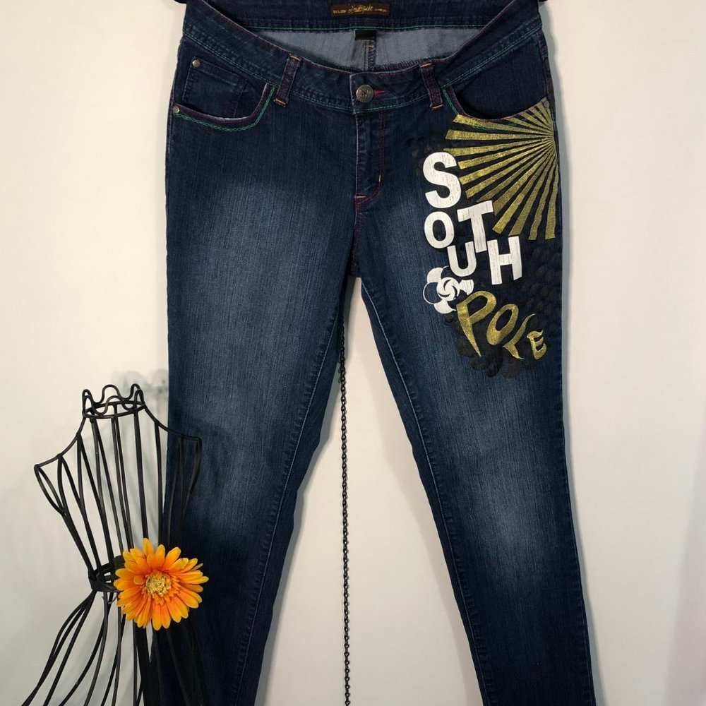 ***SOLD*** SouthPole Blue Straight Leg Hip Hop Rock Jeans 14